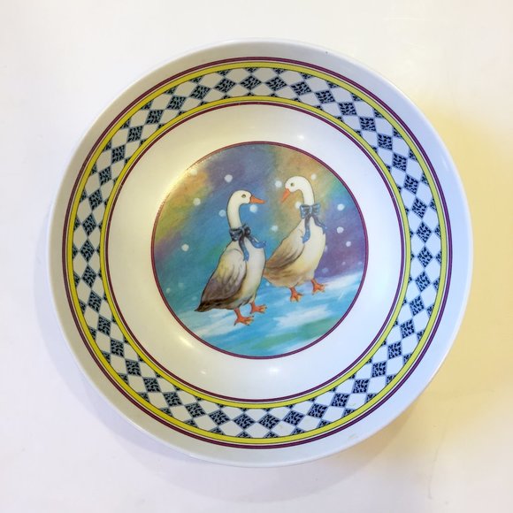Vintage Dining Vintage Melamine Duck Goose Serving Bowl Poshmark